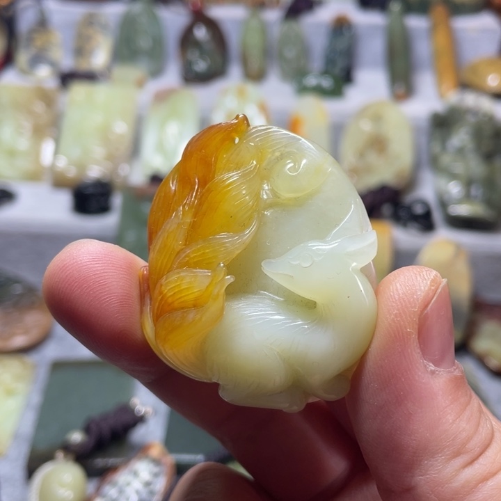 【闪购商品】未镶嵌蛇纹石玉挂件