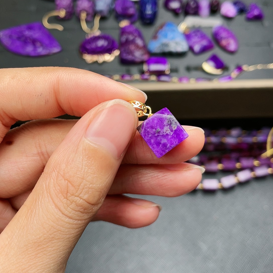 苏纪石（舒俱来）吊坠银S925镶嵌