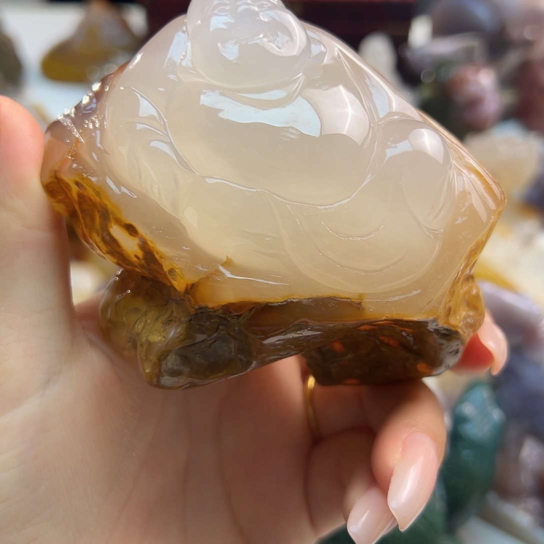 玛瑙/玉髓合金颈饰