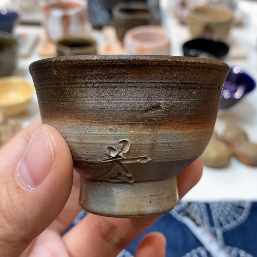 柴烧侘寂粗陶茶具 