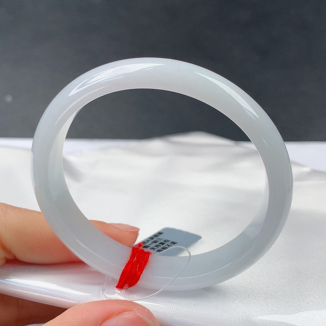 翡翠手镯未镶嵌28贵妃53.6