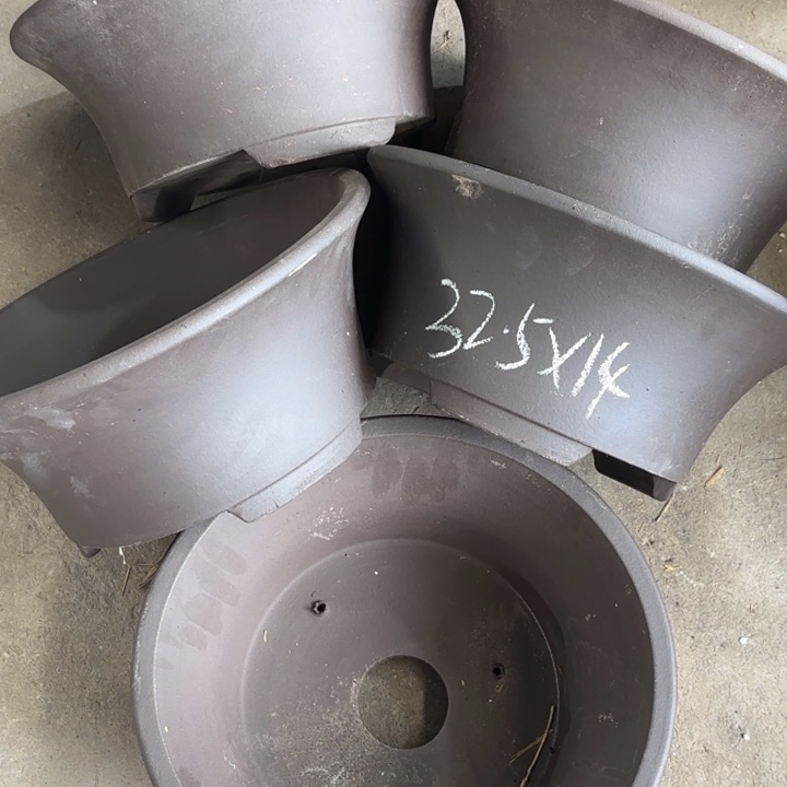 紫砂花盆  100-5。32.5-14