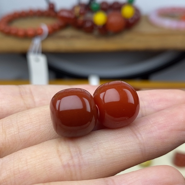 百***子玛瑙/玉髓未镶嵌颈饰