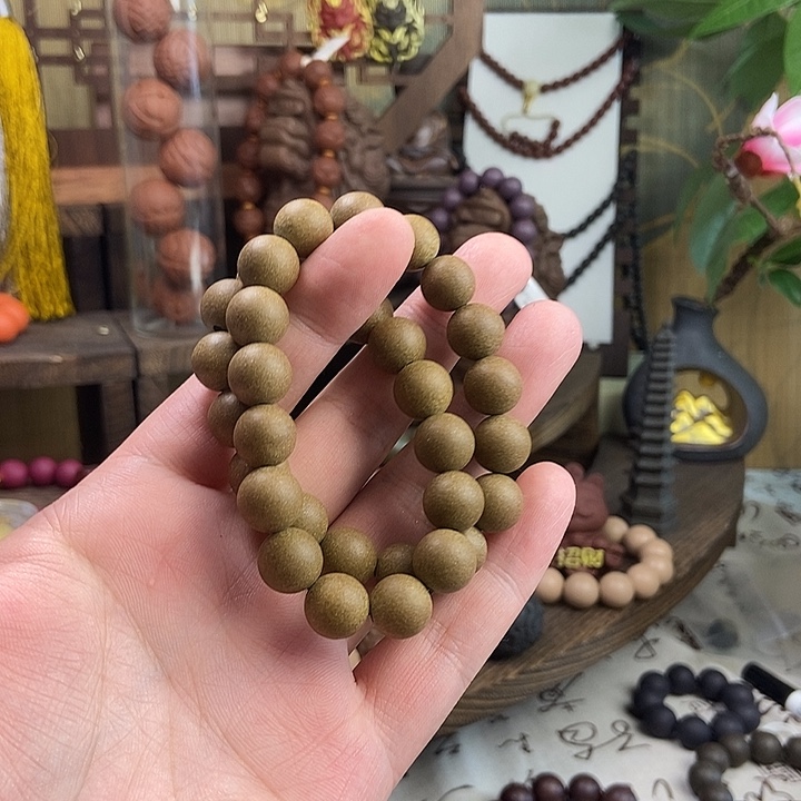 泥塑茉莉竹青双圈