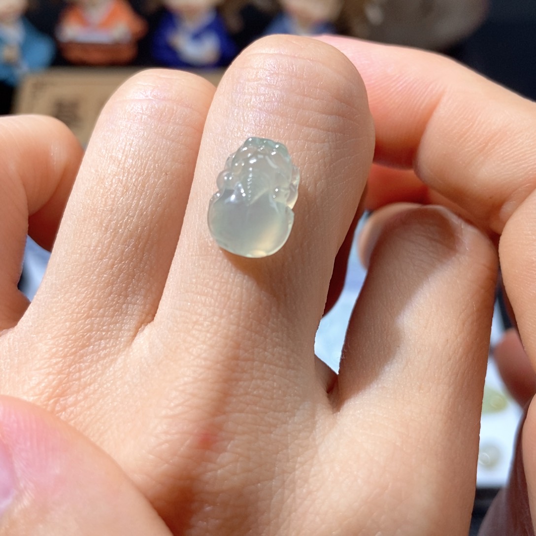 定制翡翠未镶嵌翡翠12.1×9.1×5.5