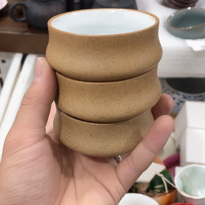 陶瓷茶具全部清清完回家过年