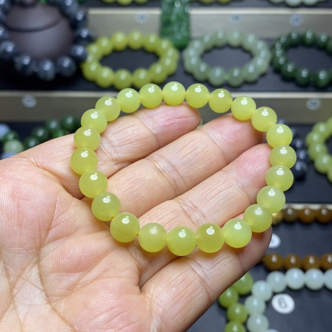 和田玉未镶嵌手串