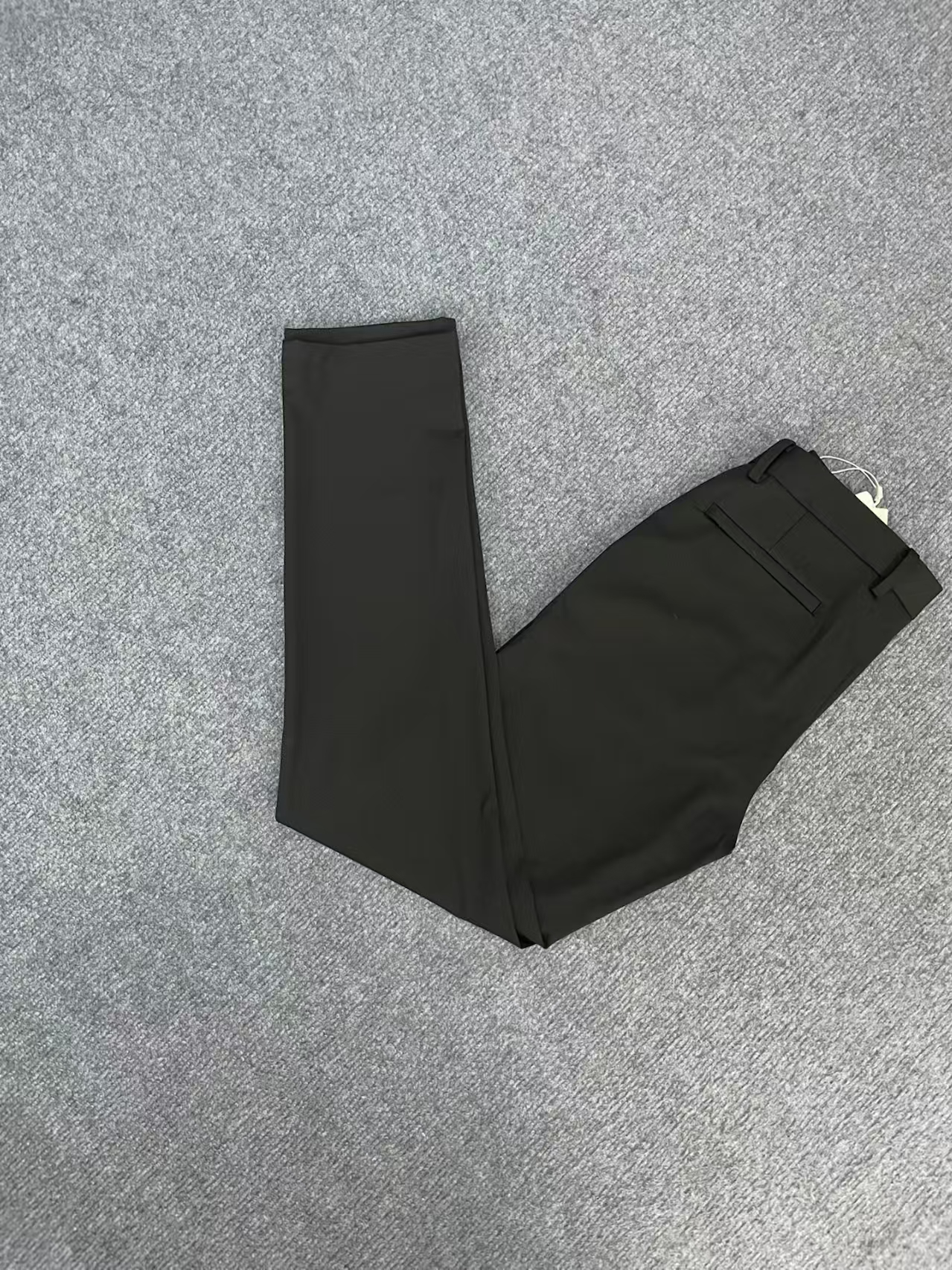 九ku581男士春夏薄款黑色修身版休闲裤垂顺弹力抗皱