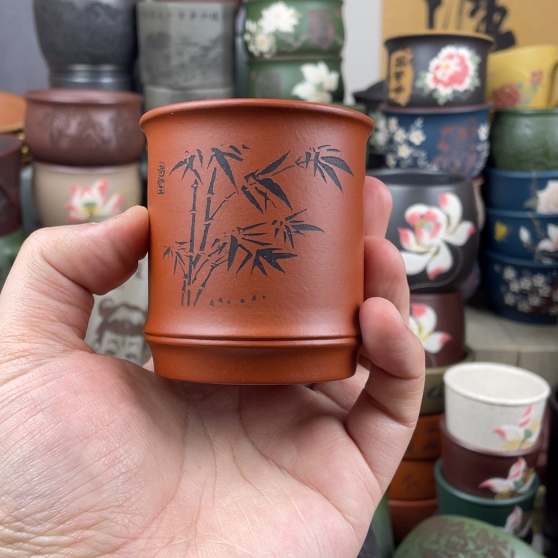 紫砂茶杯紫砂茶杯