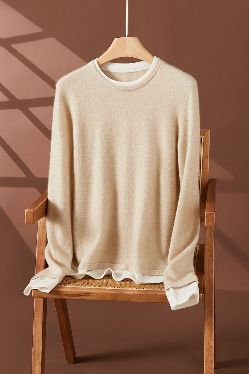 艾妮秋冬上新 山羊绒针织衫DMCYRD217