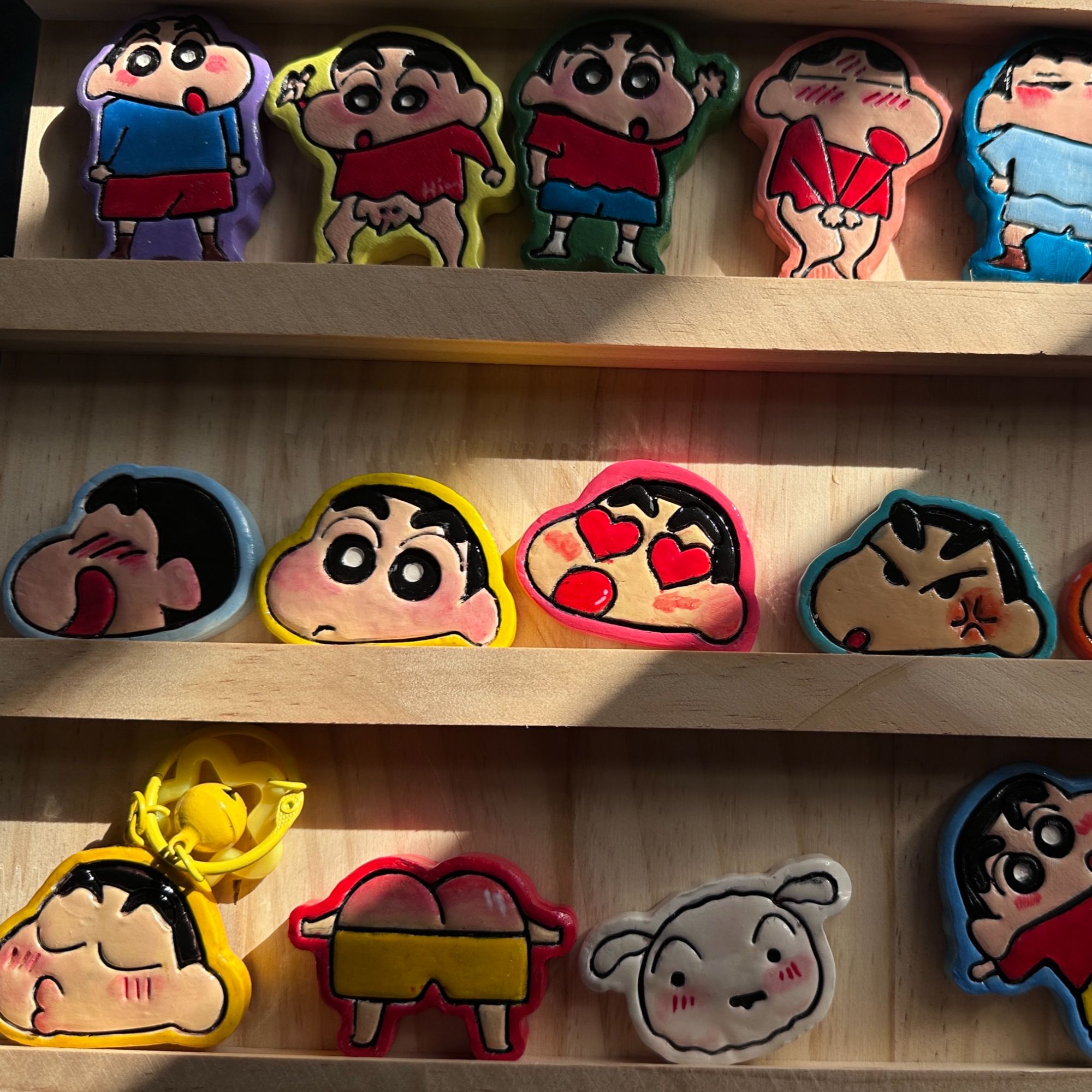 粘土手工冰箱贴  钥匙链  包挂  nfc（纯手工默认微瑕，介意勿拍）