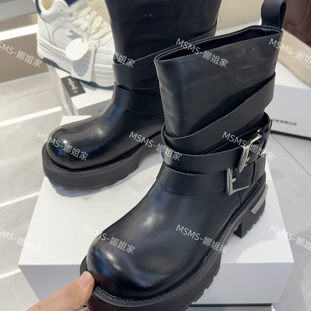 玛莎玛索259-280加绒马丁靴