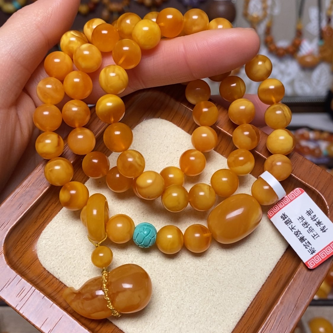 【闪购商品】手链蜜蜡未镶嵌手串