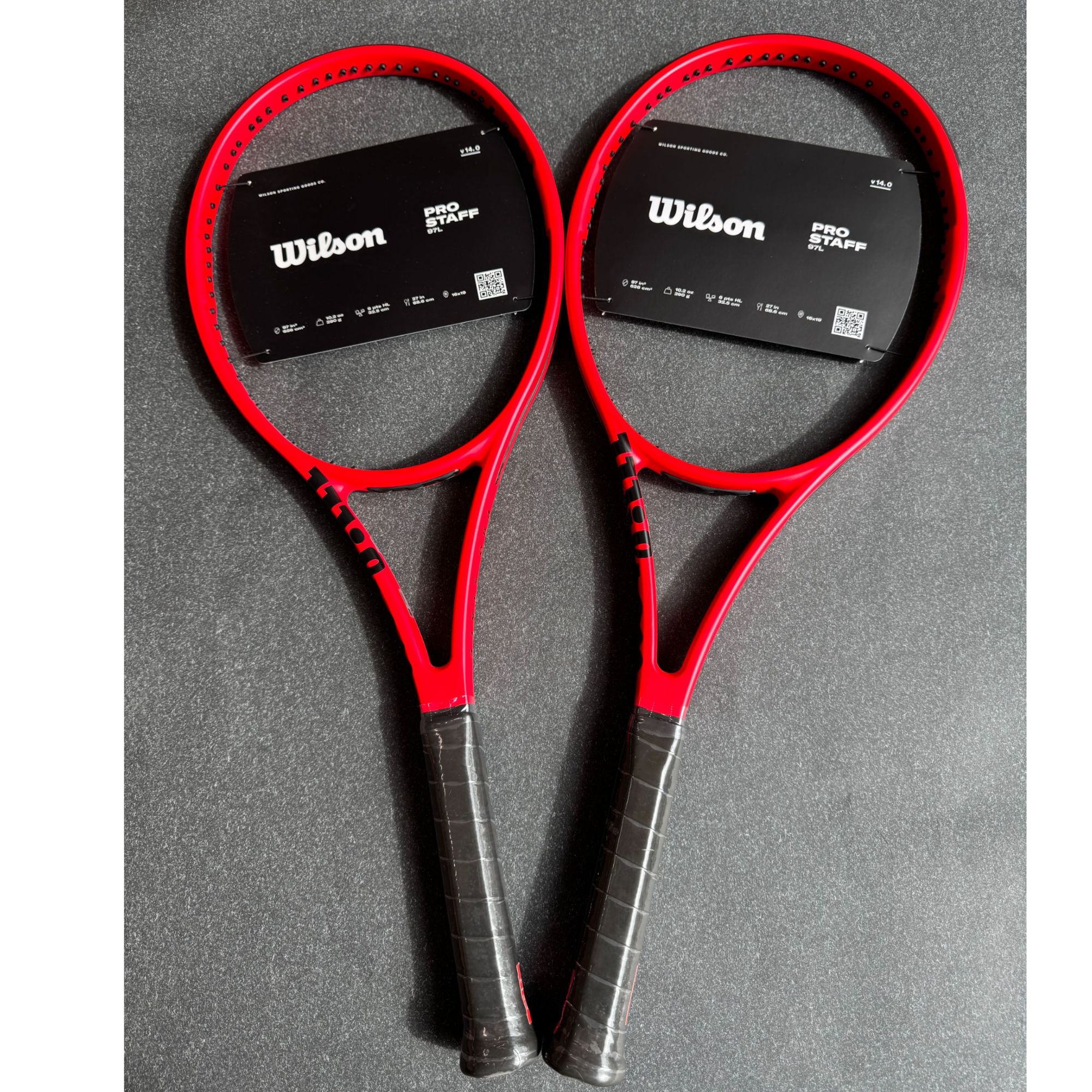 威尔胜wilson prostaff v14巴黎限定红全碳素专业网球拍国内现货