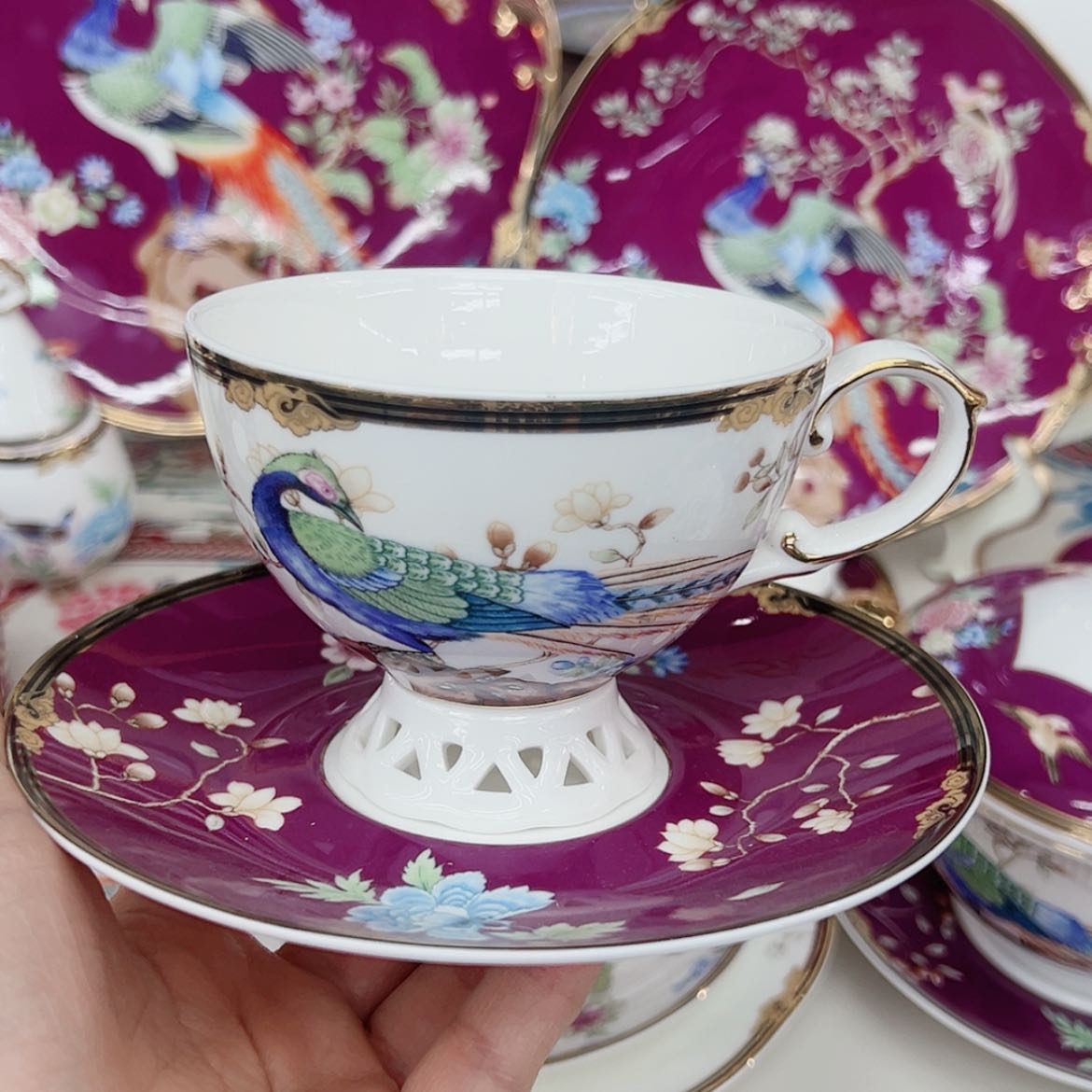 【闪购商品】骨瓷咖啡杯碟