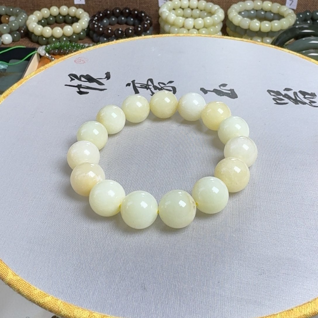 和田玉手链未镶嵌