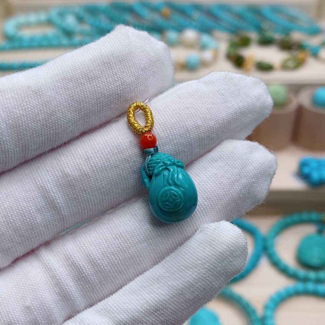 绿松石珠宝奇石未镶嵌