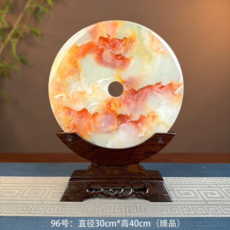 《30公分平安扣96号》中式摆件乔迁开业办公室客厅高档摆设