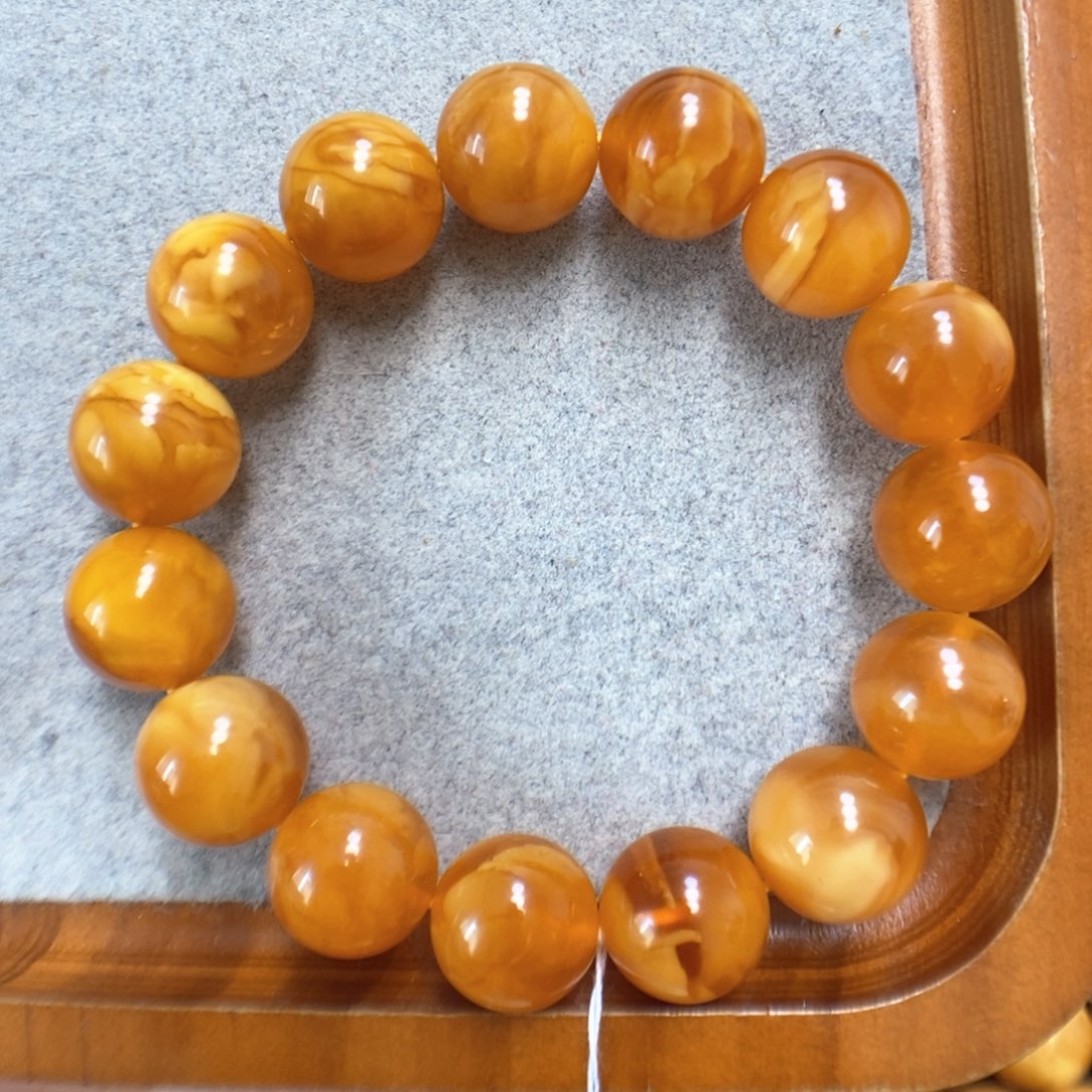 蜜蜡手串未镶嵌蜜蜡手串