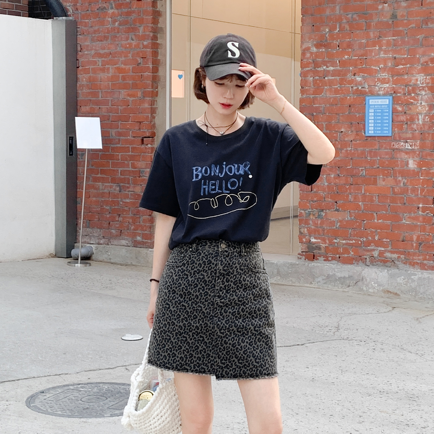 【现货】【巴黎日记】FS504S204休闲字母短袖