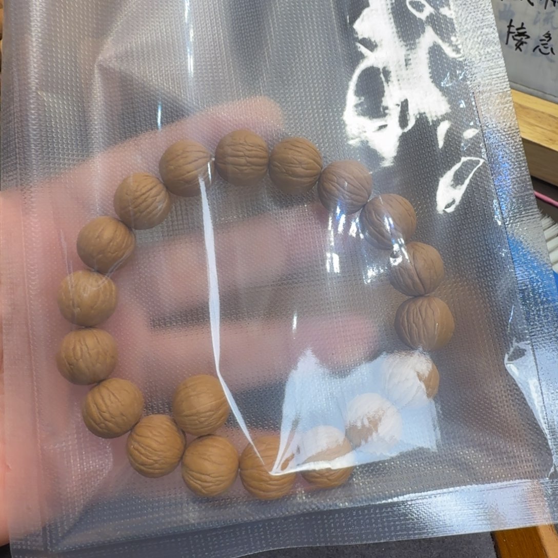 J***·吊坠猴头核桃14聚宝盆➕文玩油