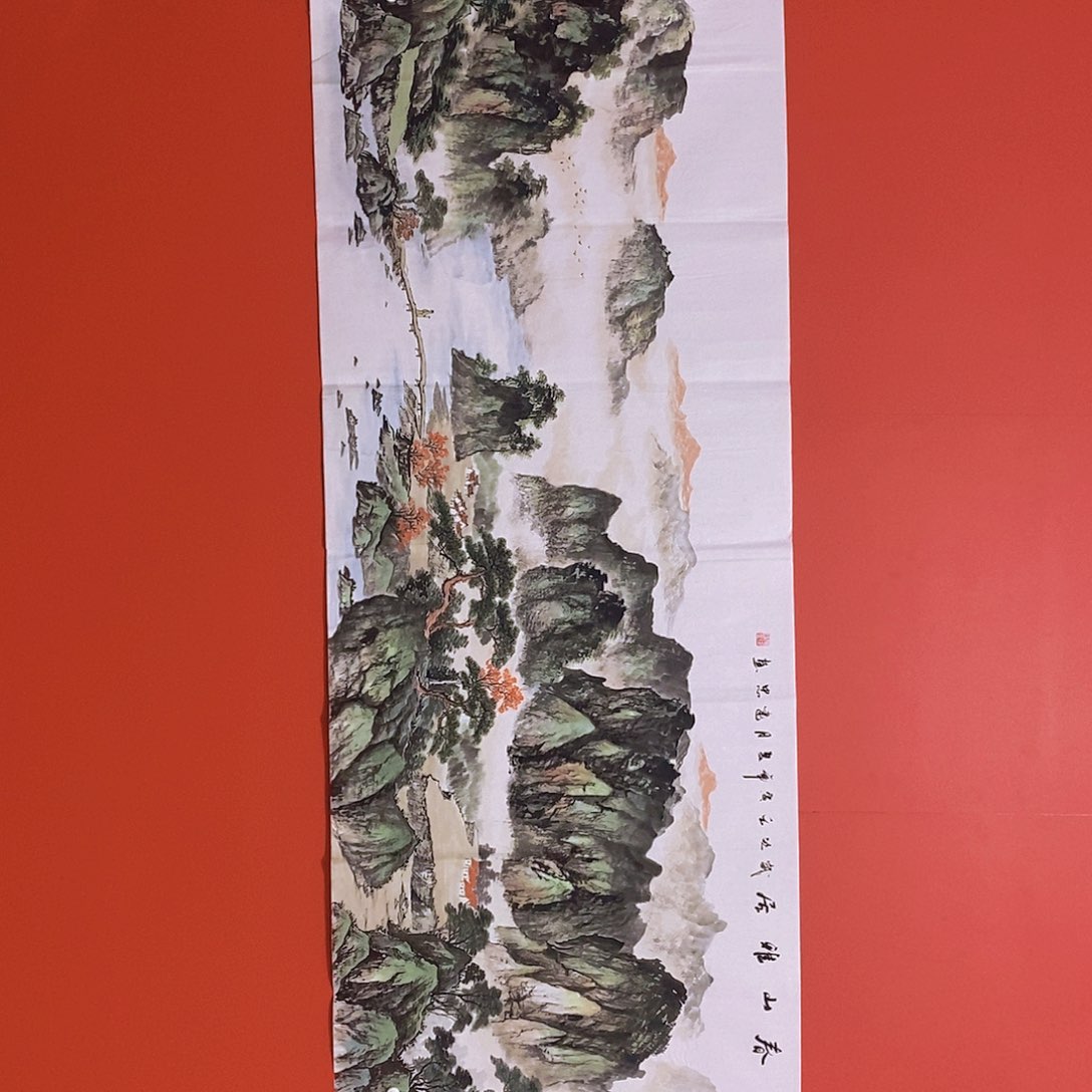 国画山水花鸟国画作品