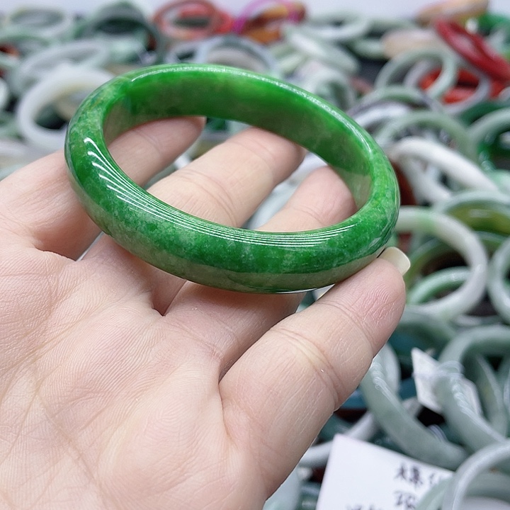 玻璃非金属手镯黑色