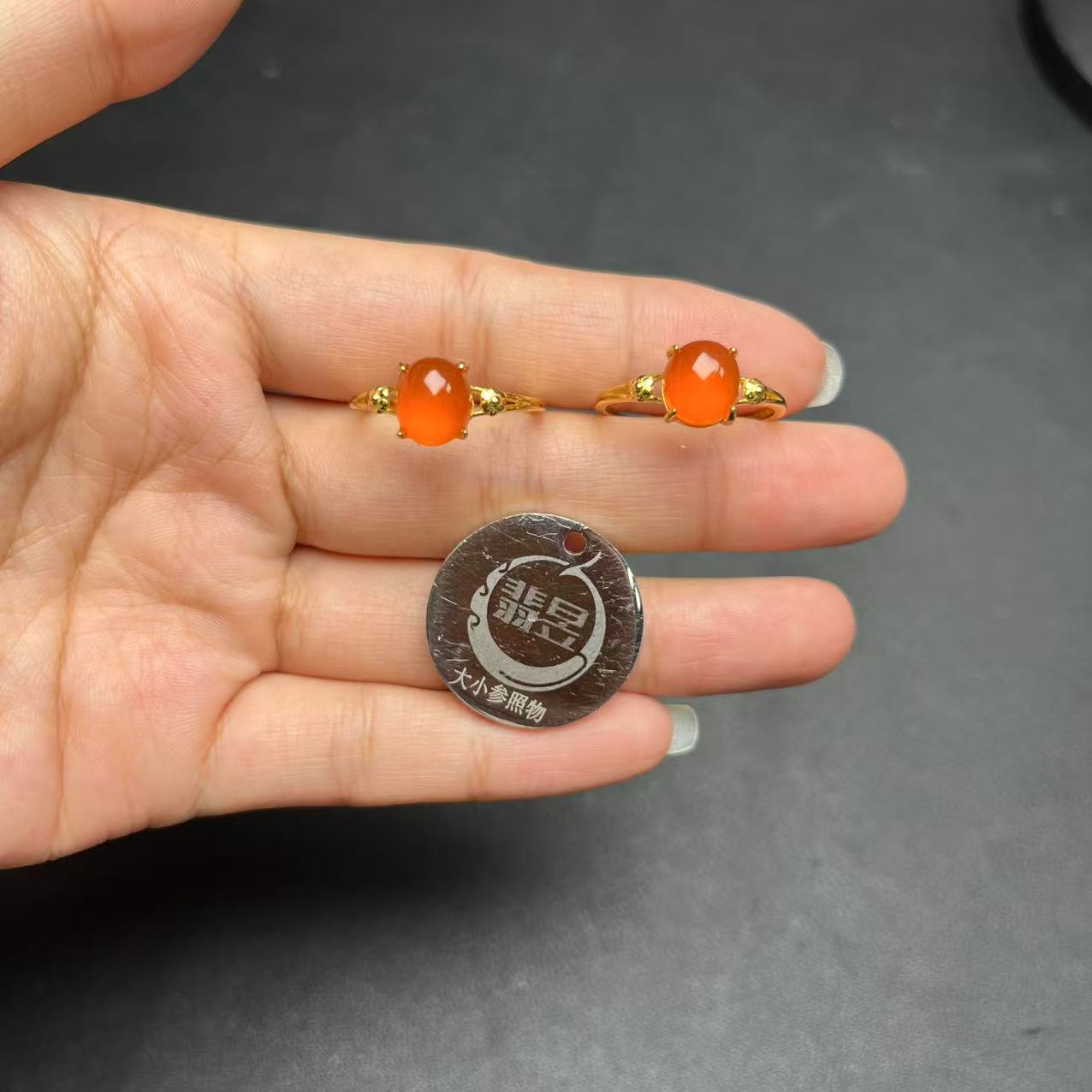 39467T09-3B21-南红戒指s925银镶-多样性发其一