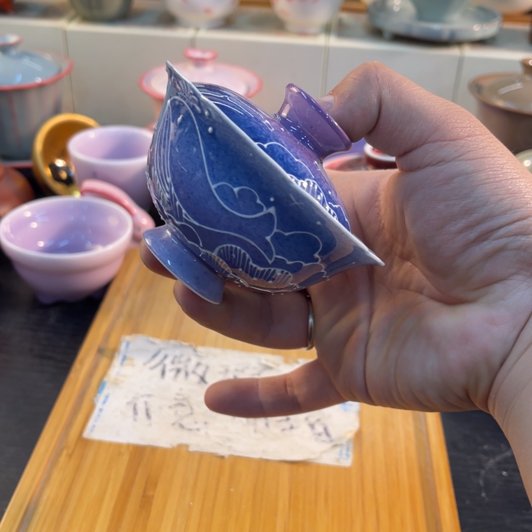 紫砂微瑕茶具介意勿拍
