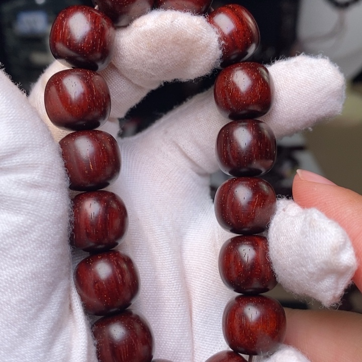 手串/手链小叶紫檀原汁原味13/14老型泥料 带金星特价款