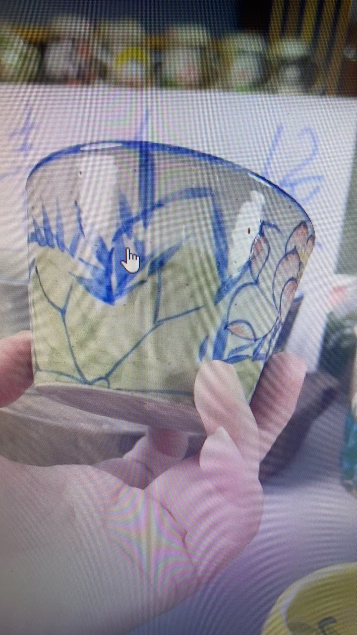 手绘高温釉下彩陶瓷