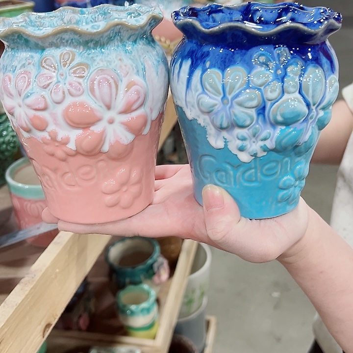 有孔，凑单福利满10元发货陶瓷多肉花盆！