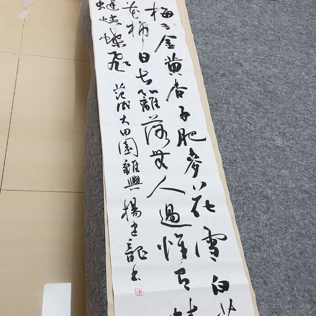 书法中书杨建龙作品138×34