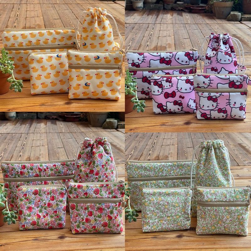 新款手工手机包手拿收纳小包零钱钥匙姨妈巾眼镜多功能套装袋