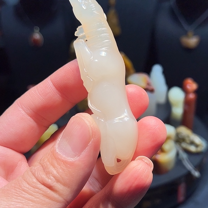 寿山石印石J****a寿山石坑头晶石卧马