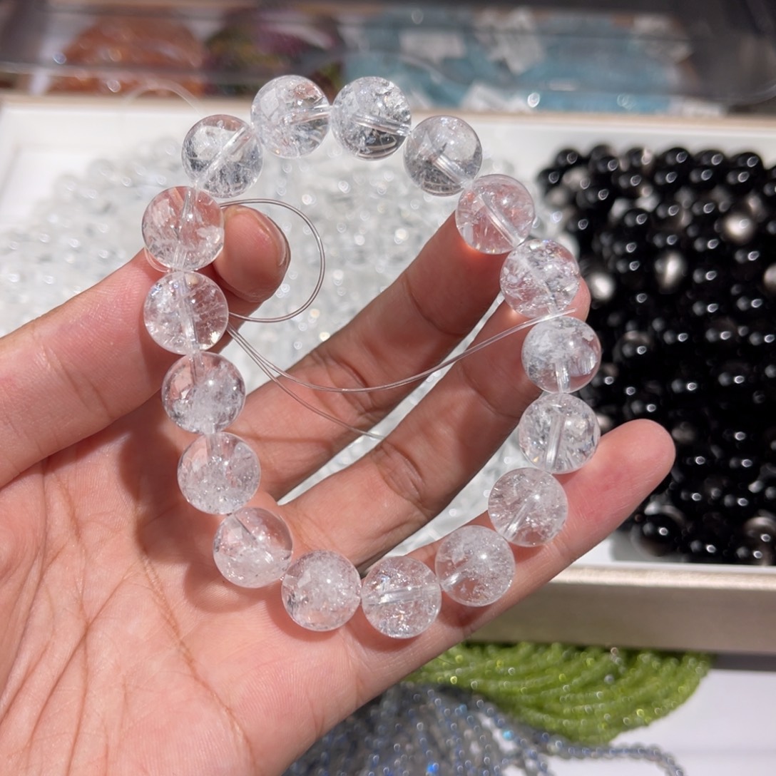 未镶嵌手链水晶白水晶017