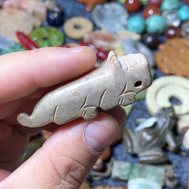 和田玉未镶嵌颈饰118