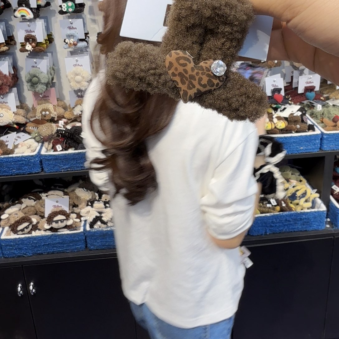 皮质非金属泰迪毛8公分半抓31