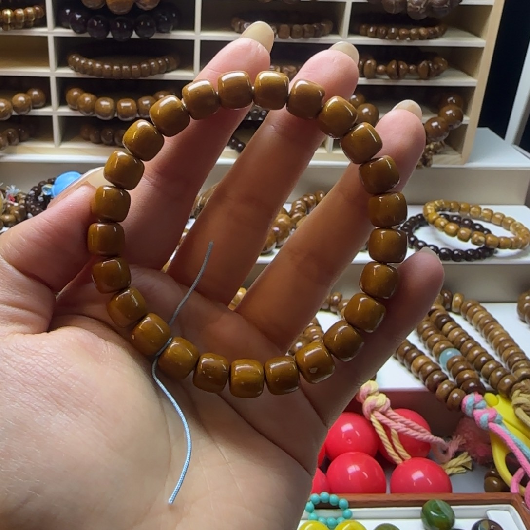 我****紫金鼠吊坠9实心鼠直切单圈