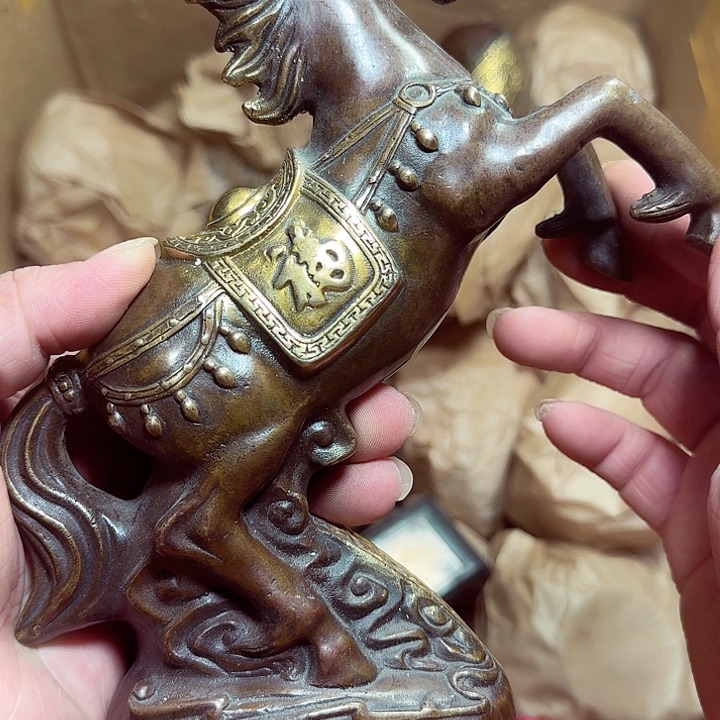 铜器摆件收收藏藏