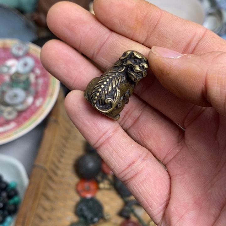 帝***辛工艺品 狮子 摆件 微瑕