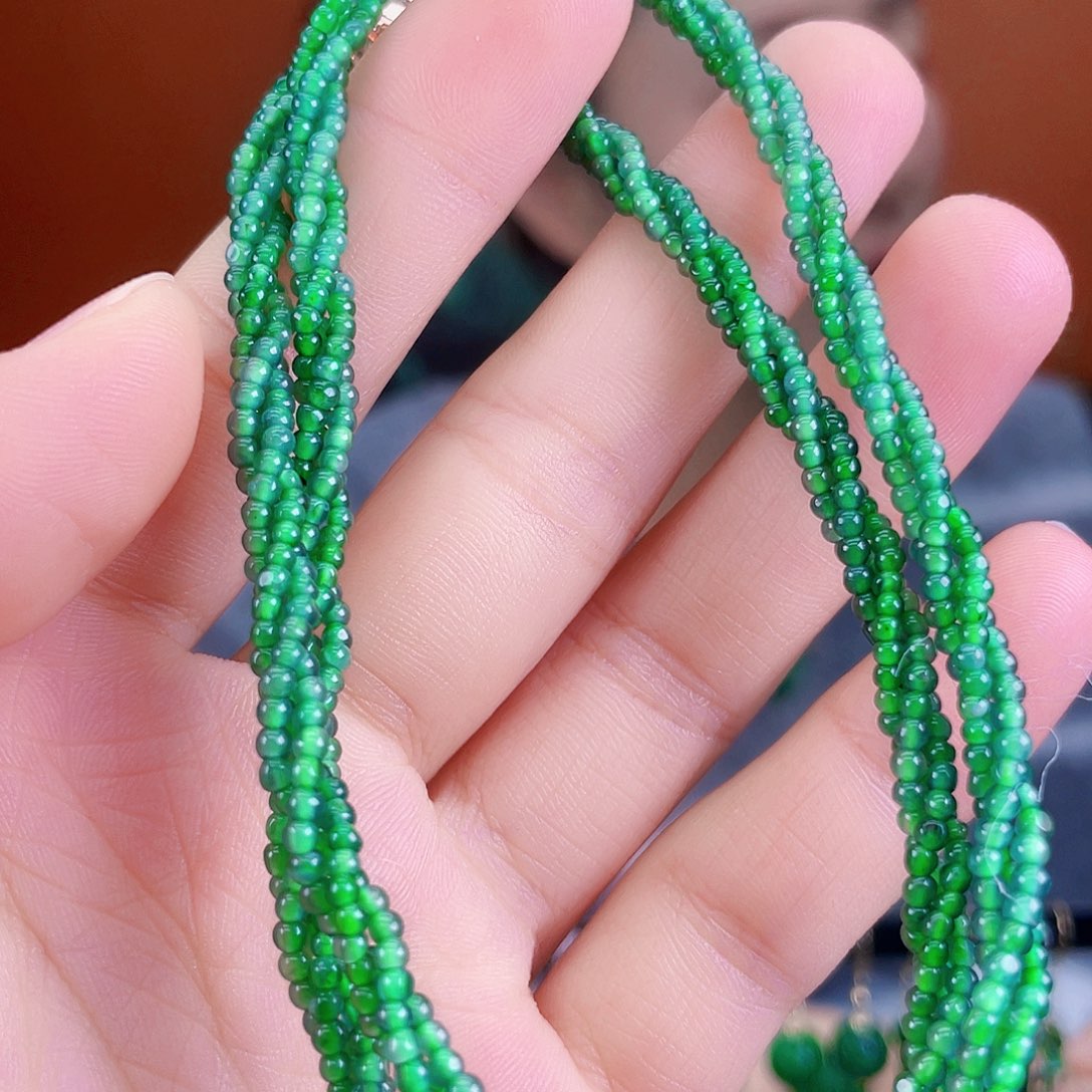 翡翠未镶嵌耳饰饰品