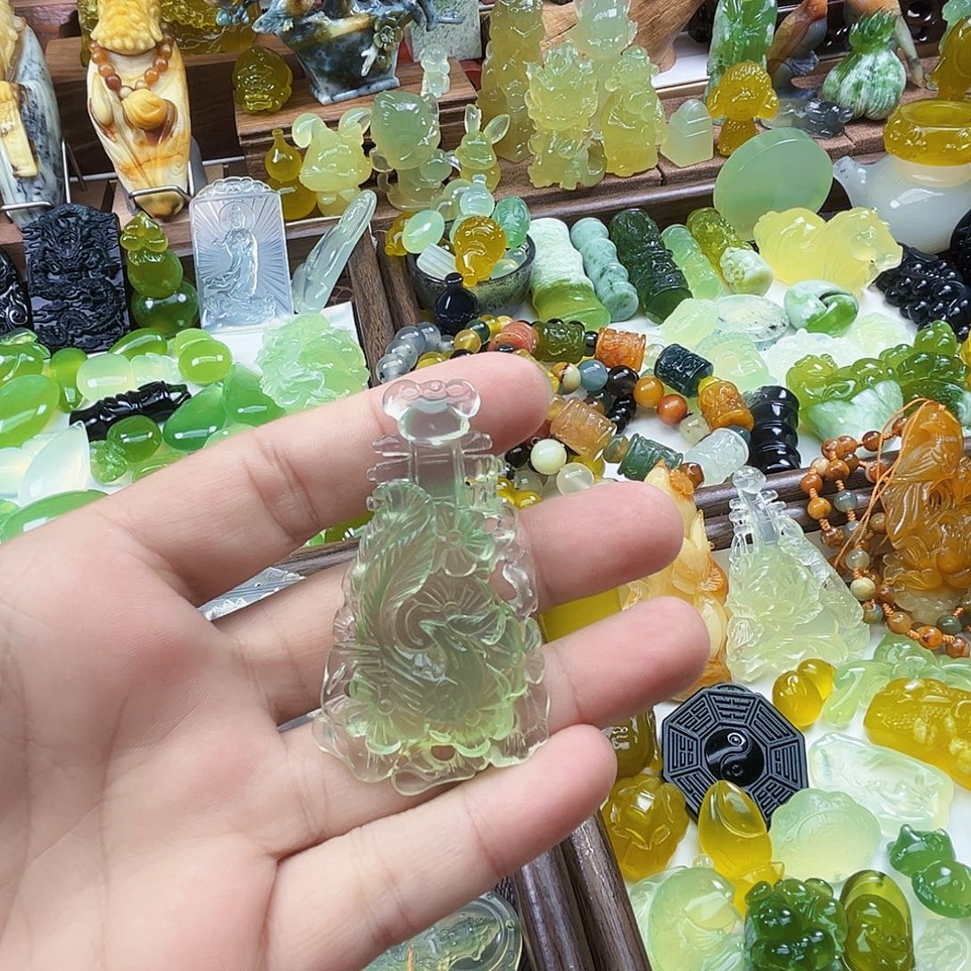 岫玉未镶嵌吊坠(不含链)