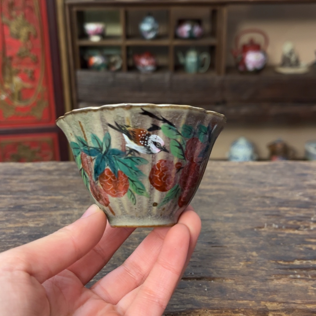 蓝***静景德镇纯手工手绘陶瓷