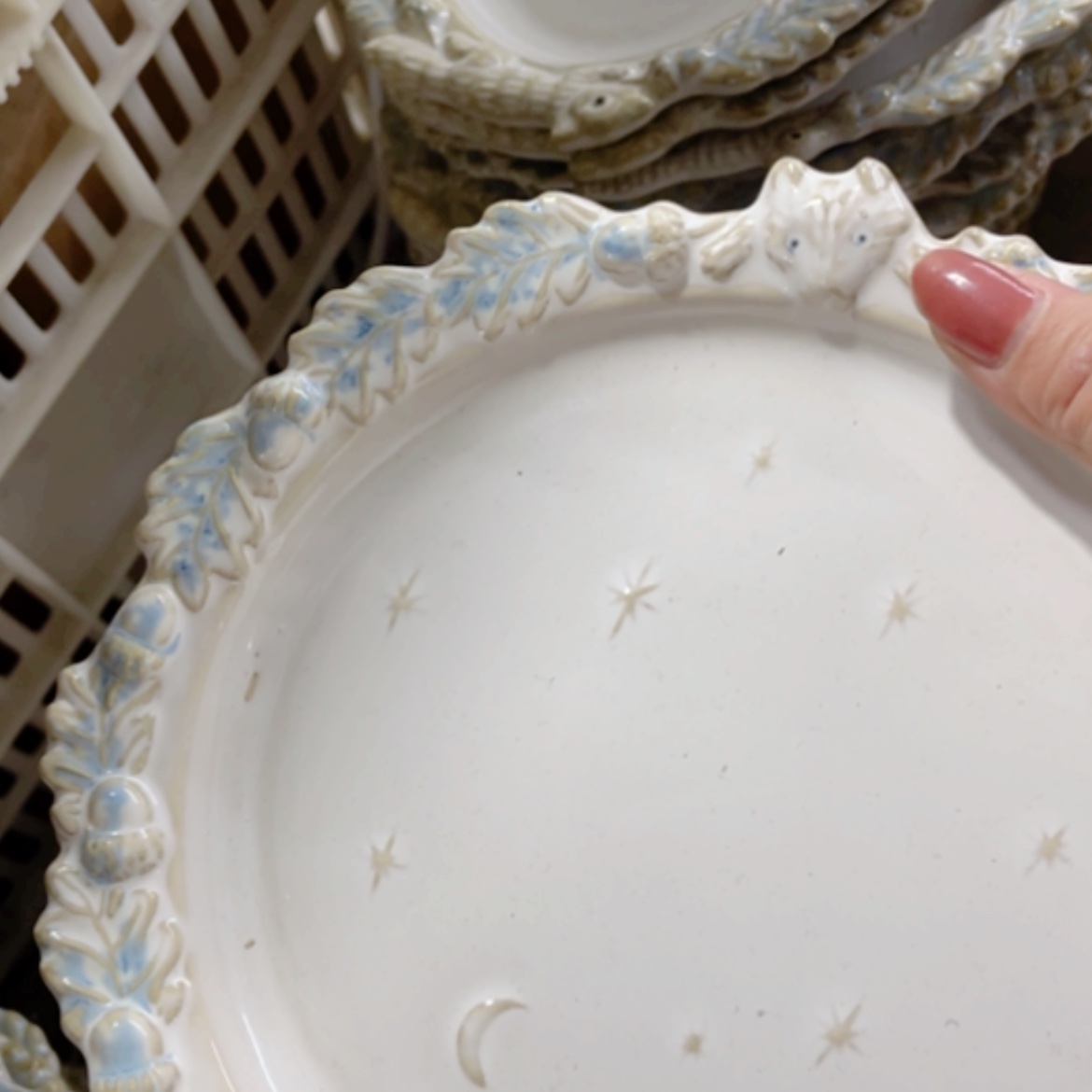 【闪购商品】陶瓷杯碟盘碗瑕疵完美主义的鱼拍2…………………………