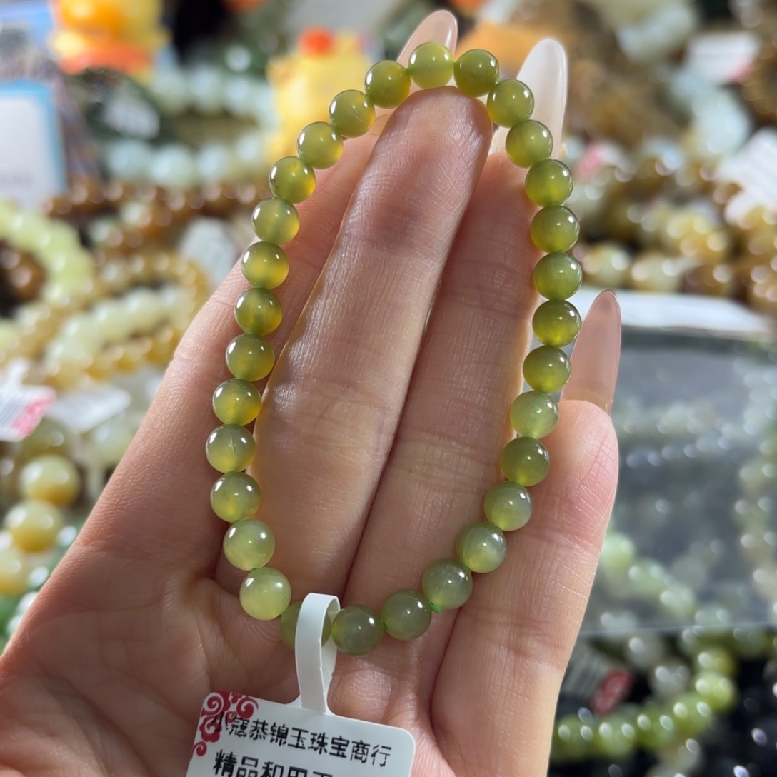 和田玉未镶嵌手串121