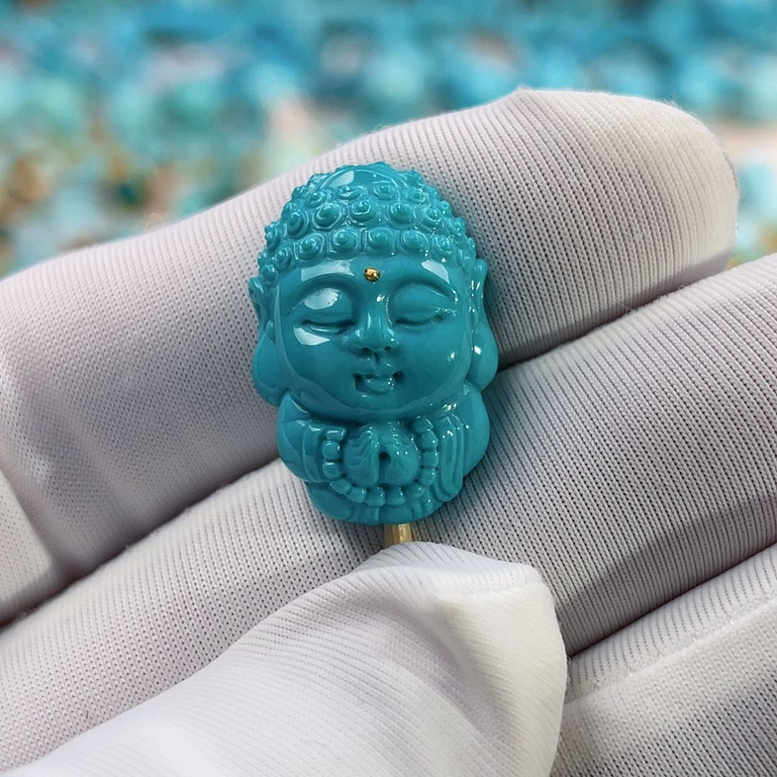 未镶嵌绿松石珠宝奇石