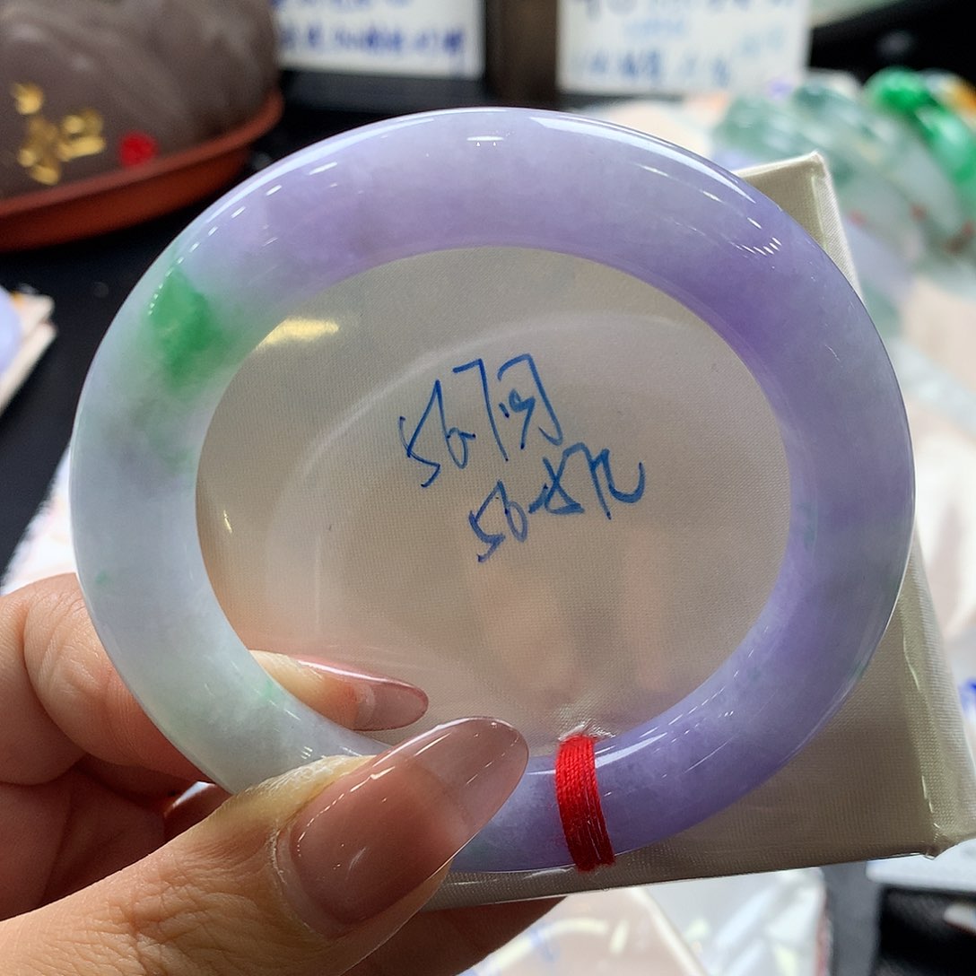 翡翠手镯未镶嵌56.7圆