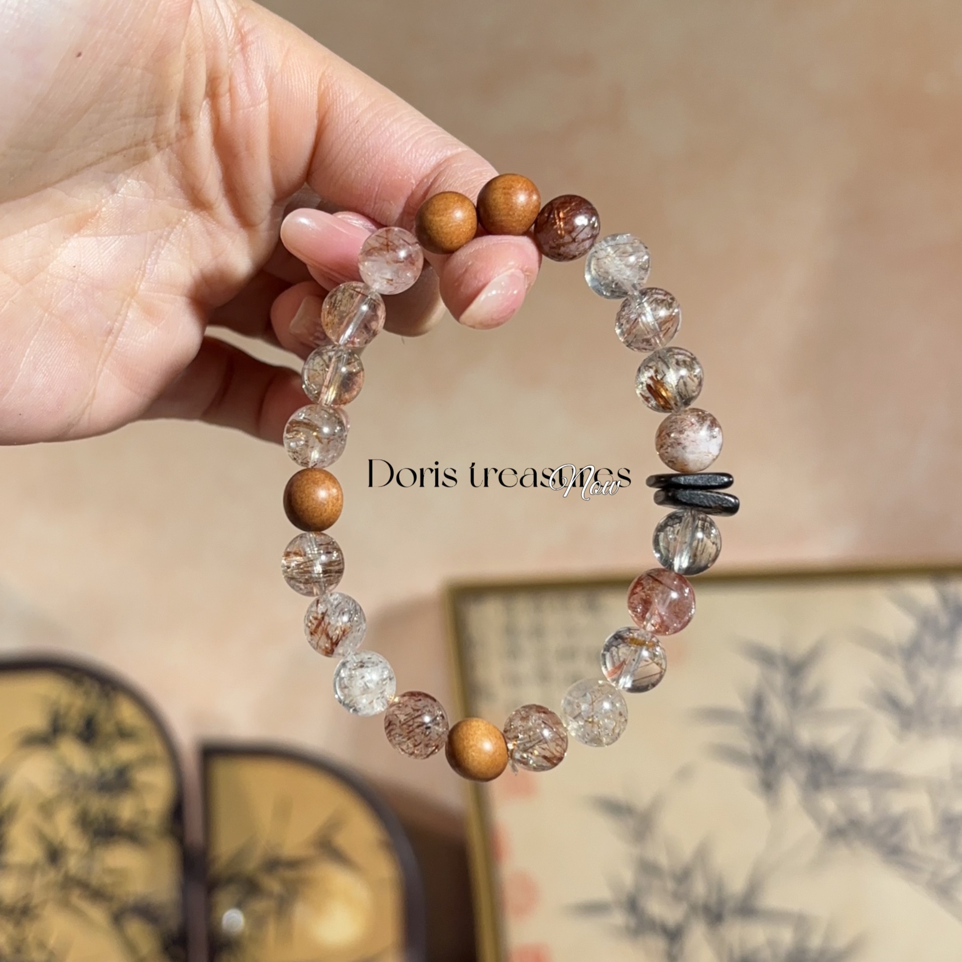 【木质调】 天然水晶手串 多样性发一 颜色微差