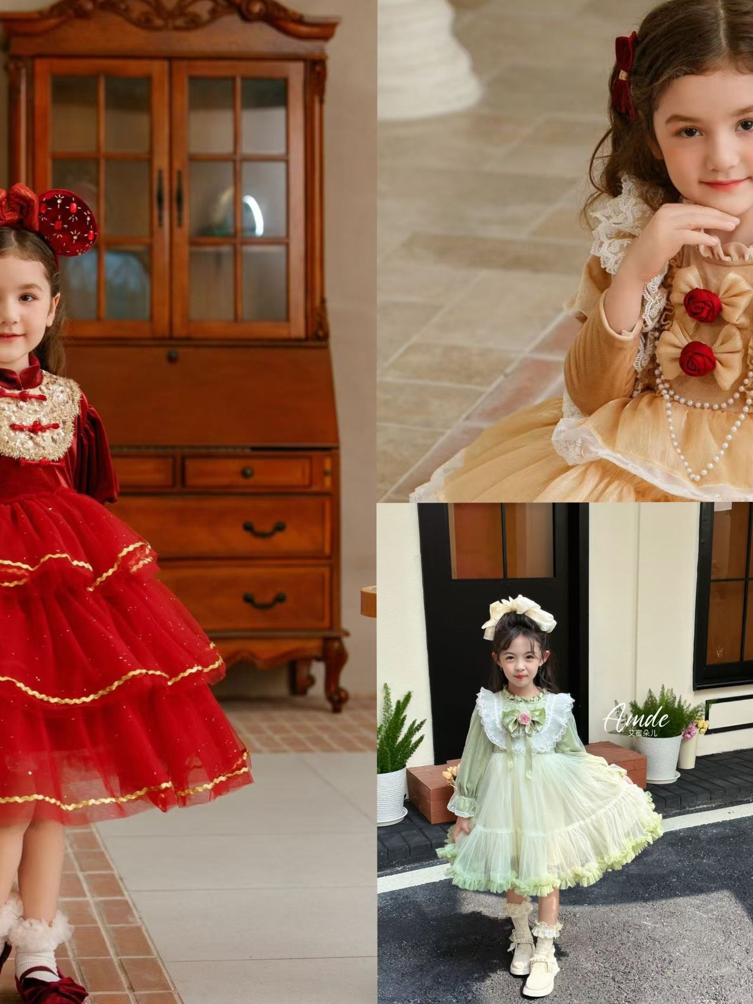 H-女童春夏四季款公主裙美乐蒂公主裙